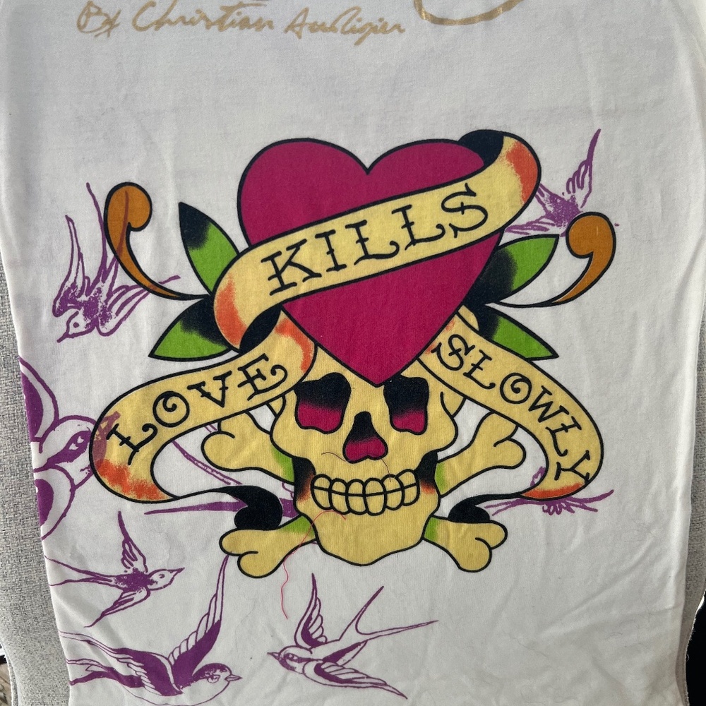 ED Hardy by Christian Audigier long sleeve tshirt NWT
